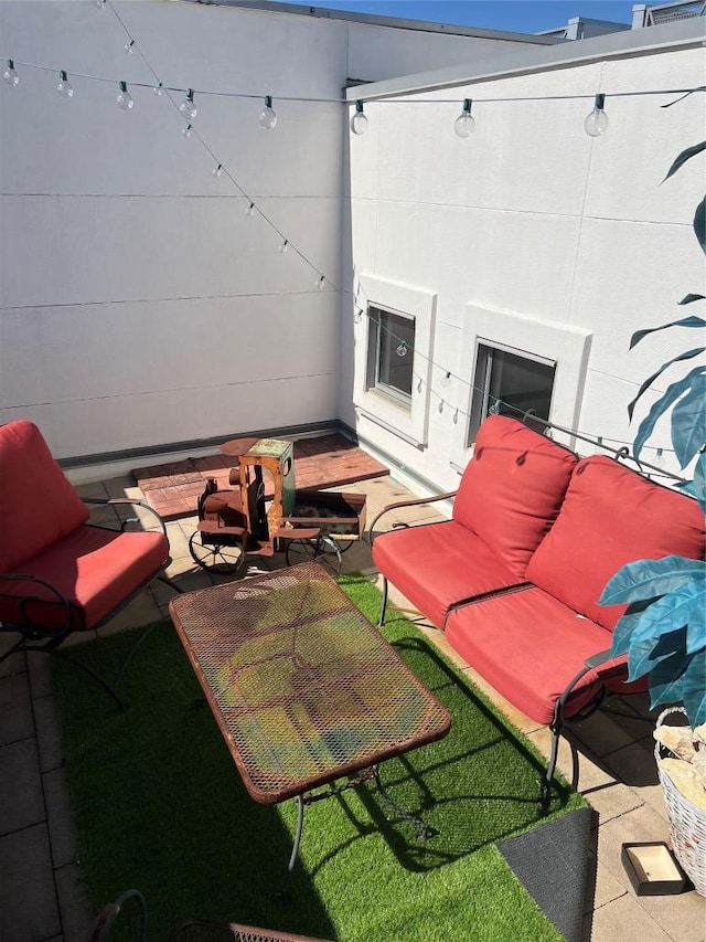 4801 S Congress Ave Unit L4, Austin, TX 78745 - view of patio / terrace featuring outdoor lounge area