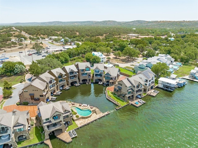211 Chandler Way, Kingsland, TX 78639 - bird's eye view of a large body of water