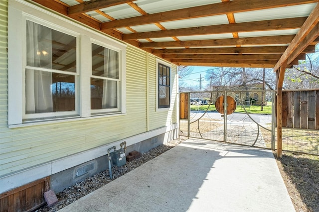 view of patio