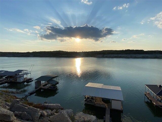2802 Truman Cv, Lago Vista, TX 78645 - dock area with a water view