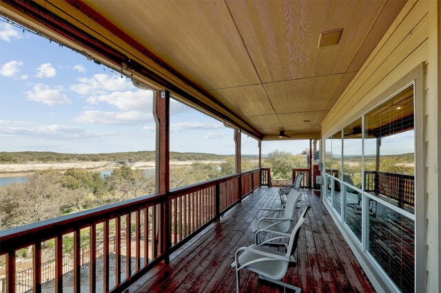 2802 Truman Cv, Lago Vista, TX 78645 - view of wooden terrace