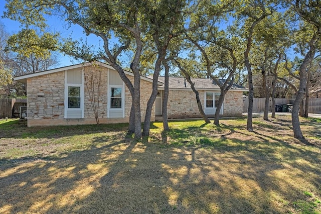 712 Ruby Isle Dr, Leander, TX 78641 - view of front of house featuring stone siding