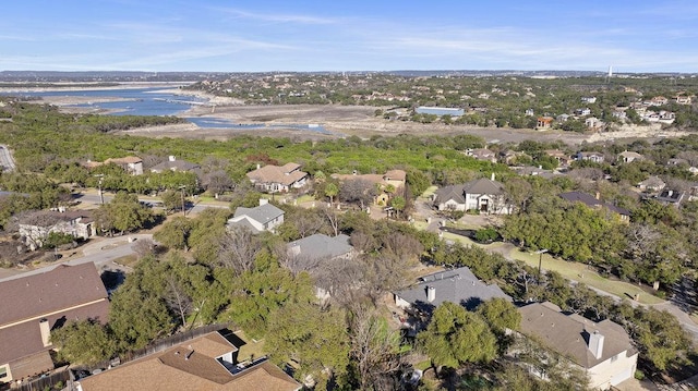 aerial view featuring a residential view