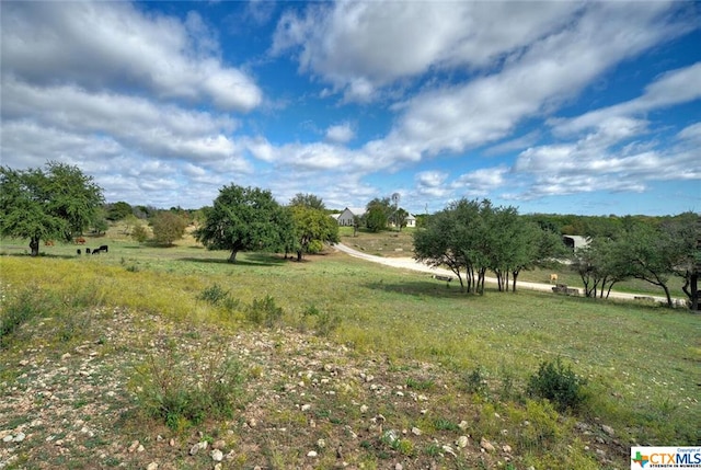 exterior space featuring a rural view