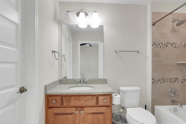 4104 Belisario Ct, Leander, TX 78641 - full bathroom featuring vanity and shower / bathtub combination
