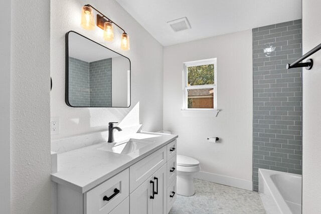 1520 Weyford Dr, Austin, TX 78757 - bathroom featuring vanity and tub / shower combination