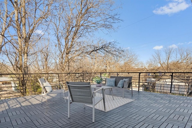 view of patio / terrace featuring outdoor lounge area