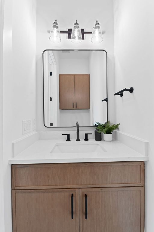 4402 Garnett St Unit 1, Austin, TX 78745 - bathroom with vanity