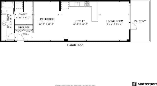 2235 E 6th St Unit 210, Austin, TX 78702 - floor plan / room layout