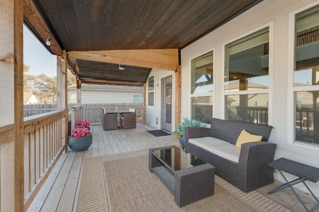 116 Evening Star Ln, Georgetown, TX 78628 - view of wooden deck