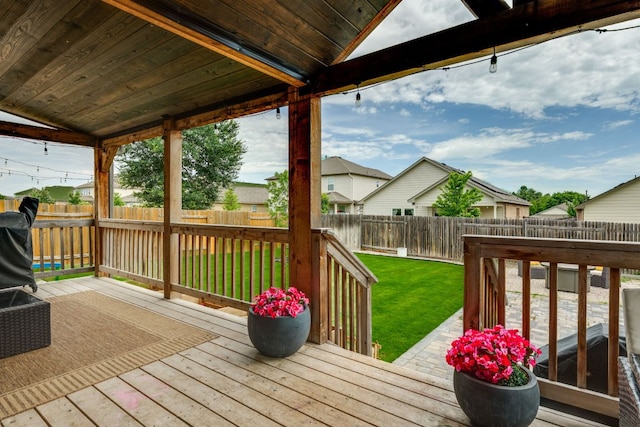 116 Evening Star Ln, Georgetown, TX 78628 - view of wooden deck