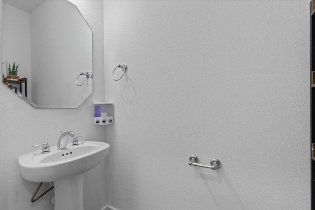 bathroom with a sink