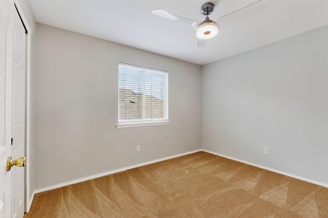 5008 Barlow Dr, Round Rock, TX 78681 - spare room with carpet flooring and a ceiling fan
