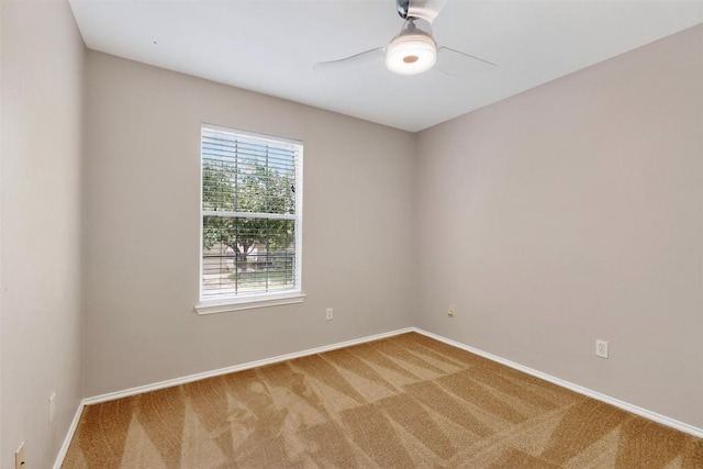 5008 Barlow Dr, Round Rock, TX 78681 - unfurnished room featuring light carpet and a ceiling fan