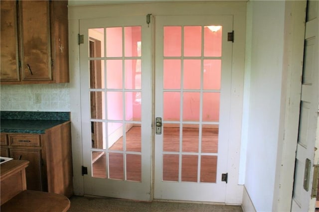 view of doorway to outside