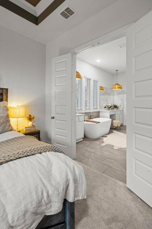 5824 Antelope Well Ln, Austin, TX 78738 - bedroom featuring light carpet