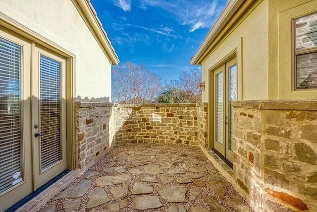 102 Maravilla Way, Horseshoe Bay, TX 78657 - view of patio featuring french doors