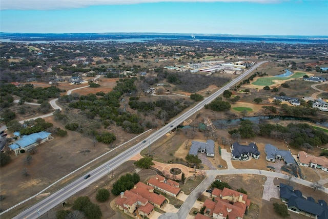 102 Maravilla Way, Horseshoe Bay, TX 78657 - aerial overview of property's location with nearby suburban area