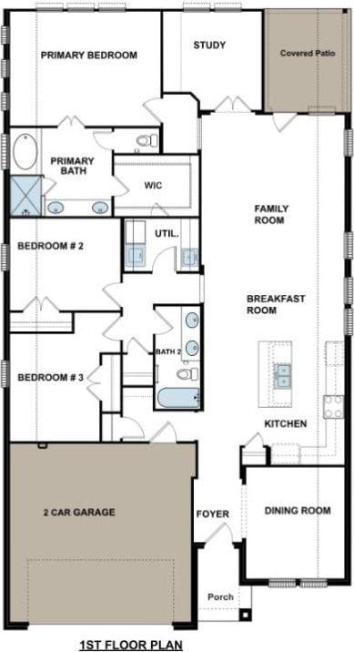 316 Millbend Rd, Georgetown, TX 78633 - view of home floor plan