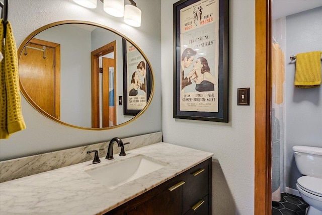 1500 Villanova Dr, Austin, TX 78757 - bathroom with vanity and tile patterned floors
