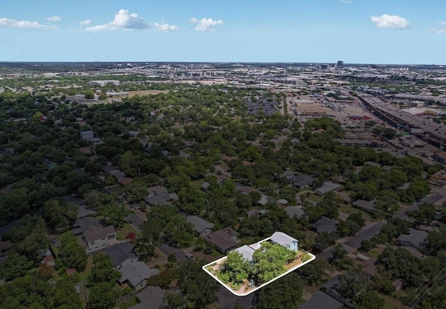 1500 Villanova Dr, Austin, TX 78757 - aerial view of property and surrounding area with property boundaries highlighted