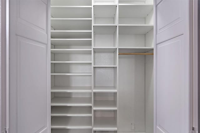 view of closet