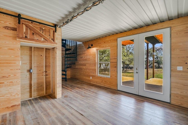 7875 W Fitzhugh Rd, Dripping Springs, TX 78620 - unfurnished sunroom featuring french doors and healthy amount of natural light