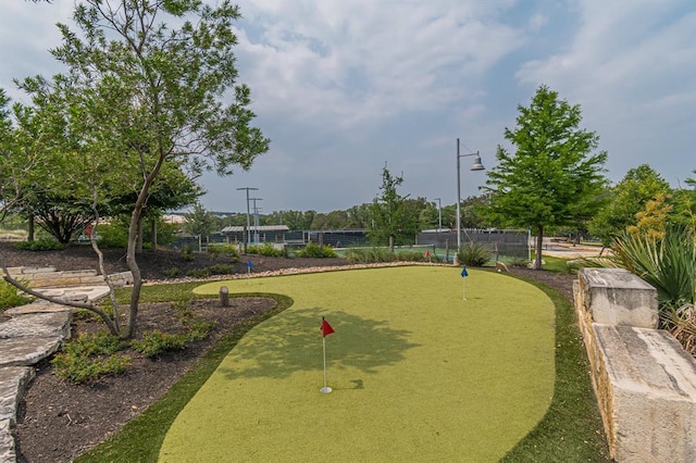 211 Singing Sumac Way, San Marcos, TX 78666 - surrounding community featuring an area to practice putting