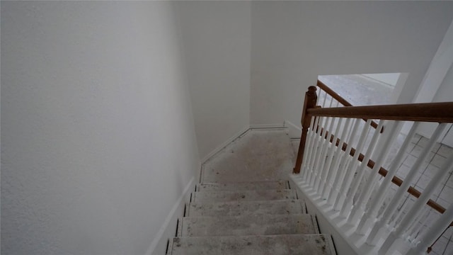 view of stairs