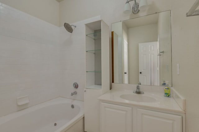 12249 Abbey Glen Ln Unit B, Austin, TX 78753 - full bathroom with vanity and  shower combination