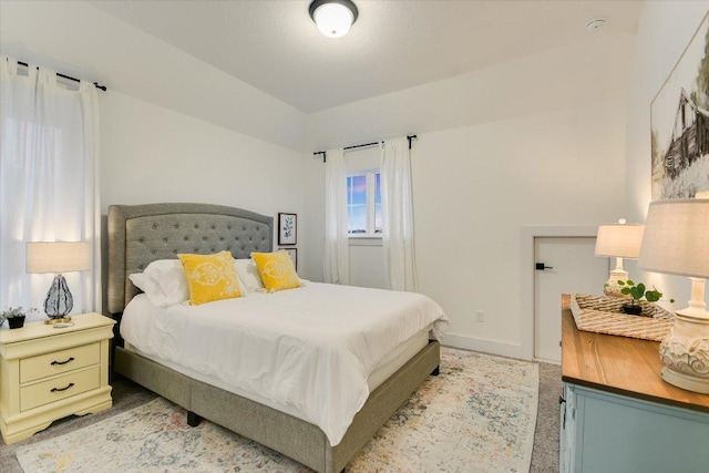 bedroom with baseboards