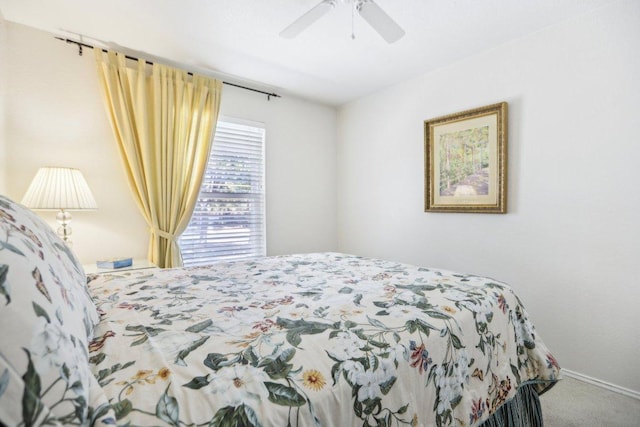 16710 Sabertooth Dr, Round Rock, TX 78681 - bedroom featuring carpet floors and ceiling fan