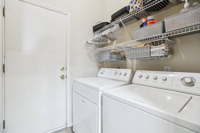 16710 Sabertooth Dr, Round Rock, TX 78681 - washroom with washer and dryer