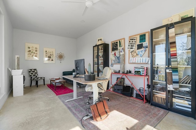 200 Hilltop Dr, Dripping Springs, TX 78620 - carpeted office featuring ceiling fan