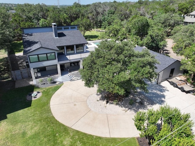 13113 Mansfield Dr, Austin, TX 78732 - aerial view of property and surrounding area