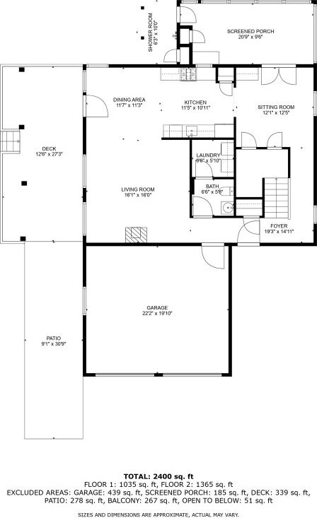 603 N Tumbleweed Trl, Austin, TX 78733 - view of property floor plan