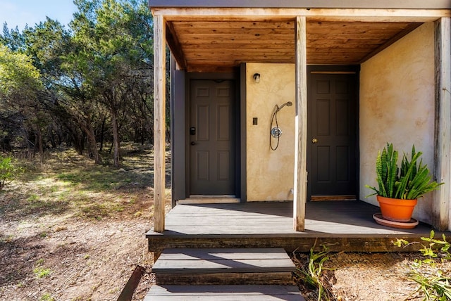 603 N Tumbleweed Trl, Austin, TX 78733 - entrance to property with stucco siding