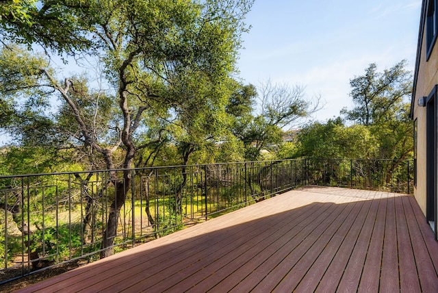 view of deck