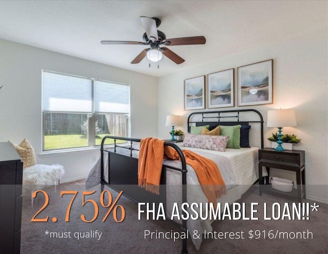 171 Beech Dr, Kyle, TX 78640 - bedroom featuring baseboards and carpet flooring