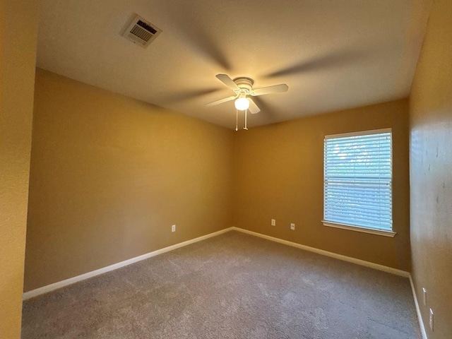 627 Columbine Ave, Cedar Park, TX 78613 - unfurnished room with a ceiling fan, carpet floors, and baseboards