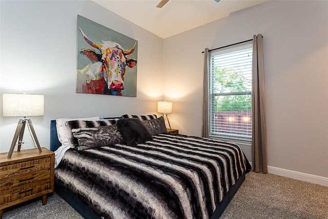 5608 Arroyo Rd, Austin, TX 78734 - bedroom featuring carpet floors and a ceiling fan