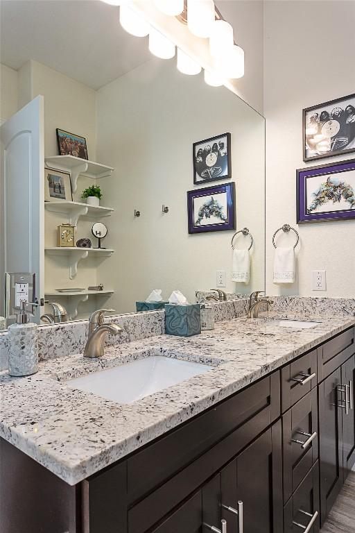 5608 Arroyo Rd, Austin, TX 78734 - full bath with double vanity