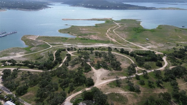 5608 Arroyo Rd, Austin, TX 78734 - aerial view of property's location with a nearby body of water