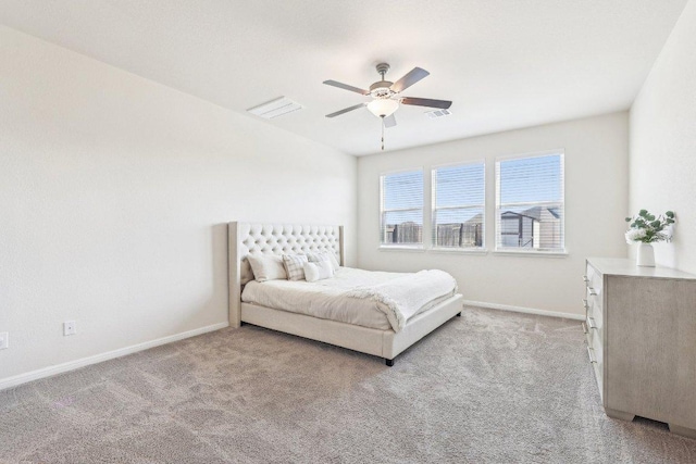 20417 Whimbrel Ct, Pflugerville, TX 78660 - bedroom featuring light colored carpet, baseboards, and a ceiling fan