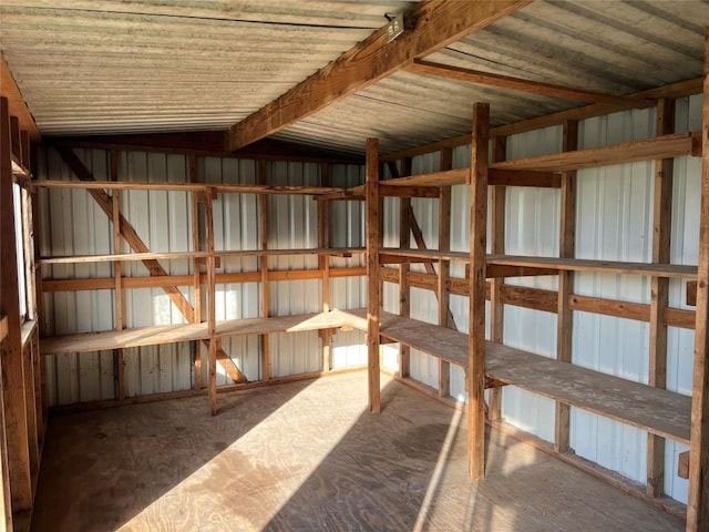 view of storage