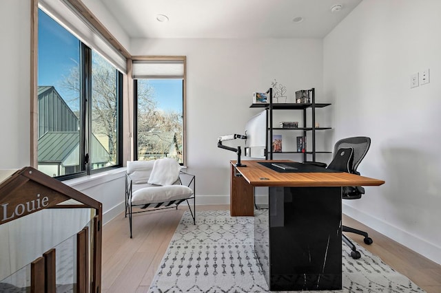 1712 Nash Ave Unit A, Austin, TX 78704 - office featuring wood finished floors