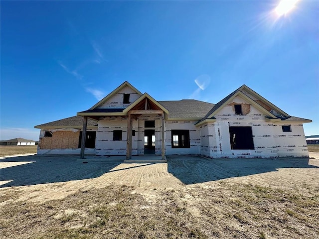 view of property in mid-construction