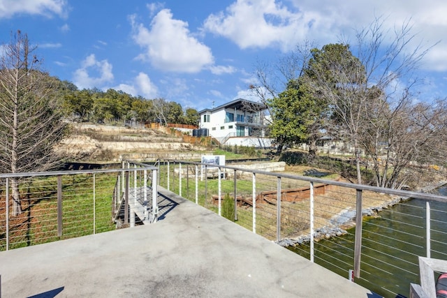 3607 Robbins Rd, Austin, TX 78730 - view of patio with a water view