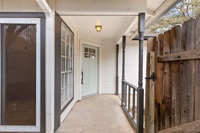 view of entrance to property