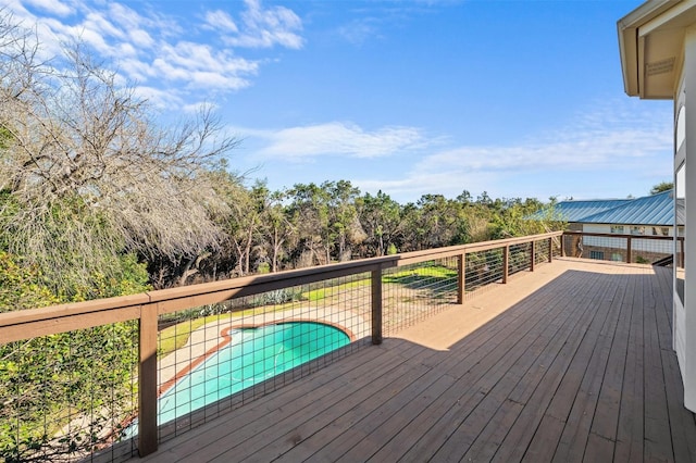9288 Scenic Bluff Dr, Austin, TX 78733 - view of wooden terrace